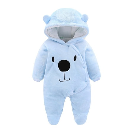 RPVATI Unisex-Baby Long-Sleeve Romper Hooded Cartoon Clothes Winter Velvet Newborn Infant Jumpsuit
RPVATI Unisex-Baby Long-Sleeve Romper Hooded Cartoon Clothes Winter Velvet Newborn Infant Jumpsuit