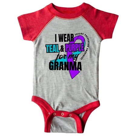 Inktastic Suicide Prevention I Wear Teal and Purple for My Granma Gift Baby Boy or Baby Girl Bodysuit
Inktastic Suicide Prevention I Wear Teal and Purple for My Granma Gift Baby Boy or Baby Girl Bodysuit