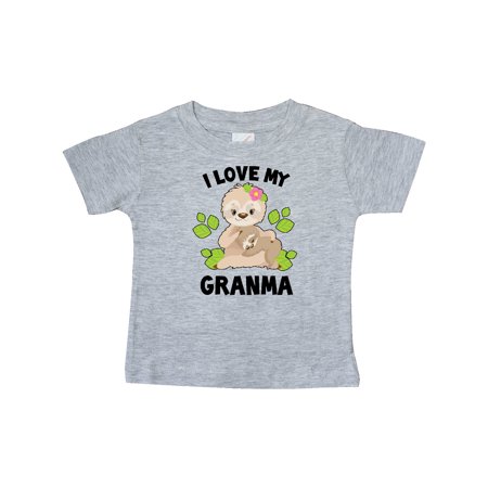 Inktastic Cute Sloth I Love My Granma with Green Leaves Gift Baby Boy or Baby Girl T-Shirt
Inktastic Cute Sloth I Love My Granma with Green Leaves Gift Baby Boy or Baby Girl T-Shirt