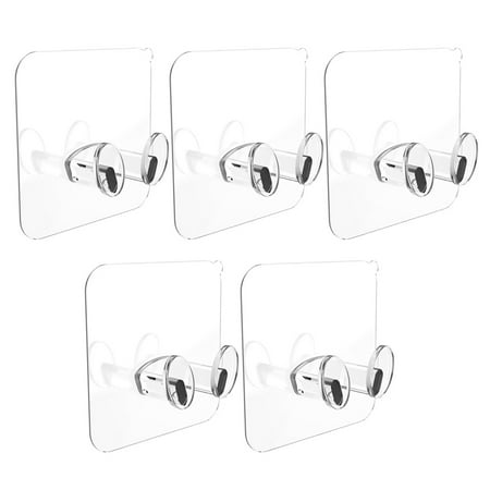 QUSENLON 5Pcs Home Office Wall Adhesive Power Plug Socket Holder Hanger Sticky Hook Shaving for Razor for Key Transparent Wall Storage Hooks
QUSENLON 5Pcs Home Office Wall Adhesive Power Plug Socket Holder Hanger Sticky Hook Shaving for Razor for Key Transparent Wall Storage Hooks