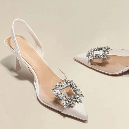 Spring and Autumn Fashion New Sexy Banquet Comfortable Crystal Transparent Solid Color Pointed Toe Women s High Heels Beige 39
Spring and Autumn Fashion New Sexy Banquet Comfortable Crystal Transparent Solid Color Pointed Toe Women s High Heels Beige 39