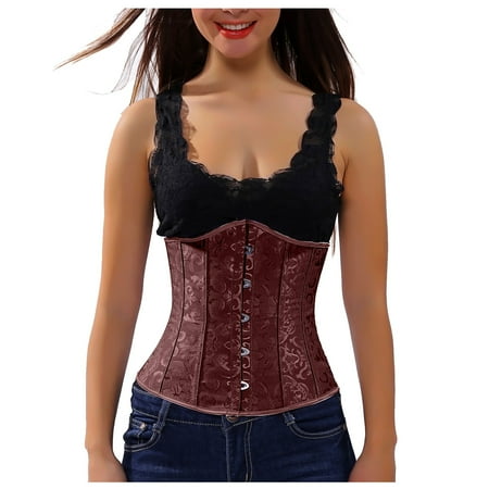 XIAOFFENN Waist Trainer for Women Tummy Control Workout Waist Cincher Shapewear Body Shaper Workout Girdle Coffee 4X-Large
XIAOFFENN Waist Trainer for Women Tummy Control Workout Waist Cincher Shapewear Body Shaper Workout Girdle Coffee 4X-Large