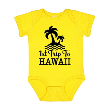 Inktastic First Trip to Hawaii Vacation Gift Baby Boy or Baby Girl Bodysuit