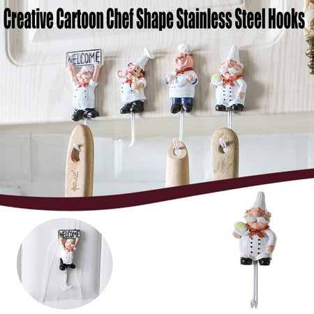Dyfzdhu Cute Shape Hooks Chef Stainless Door Steel Cartoon Wall Rustproof Kitchen Hanger Kitchen Dining & Bar
Dyfzdhu Cute Shape Hooks Chef Stainless Door Steel Cartoon Wall Rustproof Kitchen Hanger Kitchen Dining & Bar