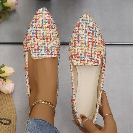 Women s Knitted Comfy Round Toe Flat Shoes Out Slip On Shoes Breathable Walking Shoes
Women s Knitted Comfy Round Toe Flat Shoes Out Slip On Shoes Breathable Walking Shoes