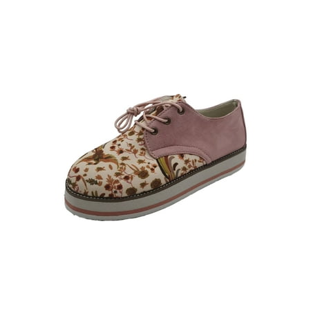 Avamo Ladies Flats Patchwork Walking Shoe Lace Up Sneakers Womens Casual Shoes Women Comfort Floral Pink 8
Avamo Ladies Flats Patchwork Walking Shoe Lace Up Sneakers Womens Casual Shoes Women Comfort Floral Pink 8
