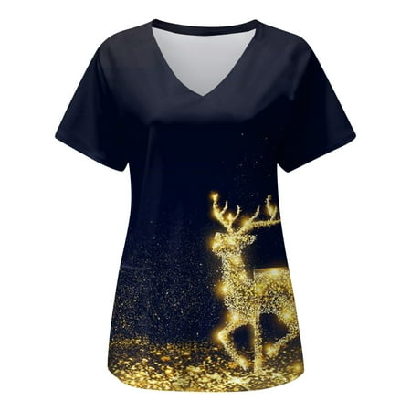 Yyeselk Women s Cute Funny Printed Scrubs Tops V-Neck Short Sleeve Workwear Working Uniform Nursing Shirts with Pockets Casual Blouses Pullover Shirts T-Shirts Tshirts Tee Shirt Dark Gray XL
Yyeselk Women s Cute Funny Printed Scrubs Tops V-Neck Short Sleeve Workwear Working Uniform Nursing Shirts with Pockets Casual Blouses Pullover Shirts T-Shirts Tshirts Tee Shirt Dark Gray XL