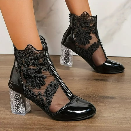 XDDST Large Size Women Boots Ankle-High High Heel Women s Thick Heel Zipper Fashion High Heels Black
XDDST Large Size Women Boots Ankle-High High Heel Women s Thick Heel Zipper Fashion High Heels Black