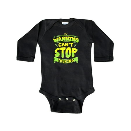Inktastic Funny Cant Stop Talking Quote Gift Baby Boy or Baby Girl Long Sleeve Bodysuit
Inktastic Funny Cant Stop Talking Quote Gift Baby Boy or Baby Girl Long Sleeve Bodysuit