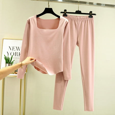 Beechoice 2Pcs/Set Thermal Underwear for Women Long Johns Women with Fleece Lined Base Layer Women Cold Weather Top Bottom
Beechoice 2Pcs/Set Thermal Underwear for Women Long Johns Women with Fleece Lined Base Layer Women Cold Weather Top Bottom