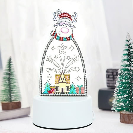 Hesroicy 1 Set Diamond Painting Lamp Special Shaped Exquisite Cute DIY Diamond Painting Night Light for Christmas
Hesroicy 1 Set Diamond Painting Lamp Special Shaped Exquisite Cute DIY Diamond Painting Night Light for Christmas