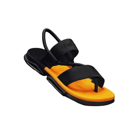 Rockomi Mens Flip-flops Summer Slippers Beach Thongs Sandals Men Non-slip Lightweight Flat Sandal Fashion Slip On Shoe Black Orange 7
Rockomi Mens Flip-flops Summer Slippers Beach Thongs Sandals Men Non-slip Lightweight Flat Sandal Fashion Slip On Shoe Black Orange 7