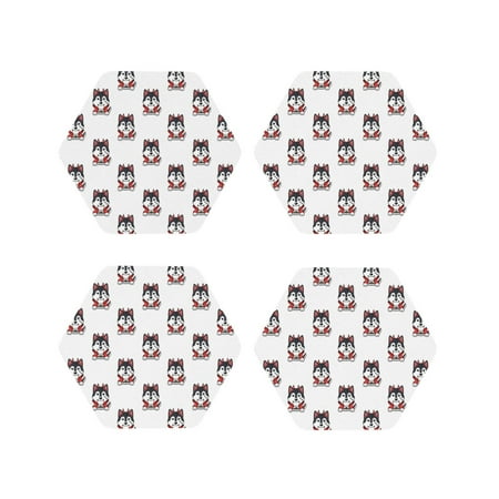 Leather Coasters with Heat-resistant for Drinks Cute Vampire Husky Dog Funny -标题2 Hexagon
Leather Coasters with Heat-resistant for Drinks Cute Vampire Husky Dog Funny -标题2 Hexagon