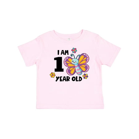 Inktastic I Am 1 Year Old Cute Smiling Butterfly with Flowers Gift Baby Girl T-Shirt
Inktastic I Am 1 Year Old Cute Smiling Butterfly with Flowers Gift Baby Girl T-Shirt