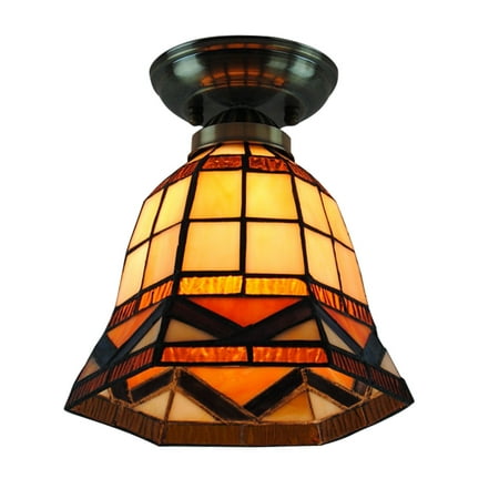 MIDUO Stained Glass Ceiling Light Semi Flush Mount Ceiling Lamp for Living Room Hallway E26
MIDUO Stained Glass Ceiling Light Semi Flush Mount Ceiling Lamp for Living Room Hallway E26