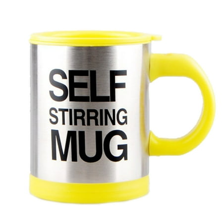 400ml Automatic Self Stirring Mug Coffee Milk Mixing Mug Stainless Steel Cup Home Office Smart Mixer Cup