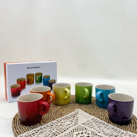 Homeex Rainbow Bowl Six-Piece Enamel Cute Ceramic Rice Bowl Rainbow Cup 6piece set
Homeex Rainbow Bowl Six-Piece Enamel Cute Ceramic Rice Bowl Rainbow Cup 6piece set