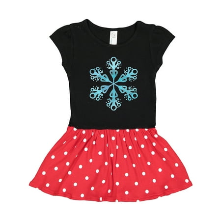 Inktastic Icy Blue Winter Snowflake Gift Toddler Girl Dress