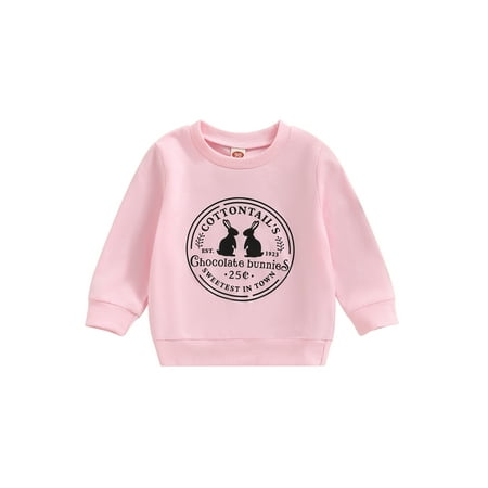 Easter Kids Baby Girls Boys Sweatshirts Rabbit Letter Print Long Sleeve Crew Neck Pullovers Tops Spring Hoodies
Easter Kids Baby Girls Boys Sweatshirts Rabbit Letter Print Long Sleeve Crew Neck Pullovers Tops Spring Hoodies
