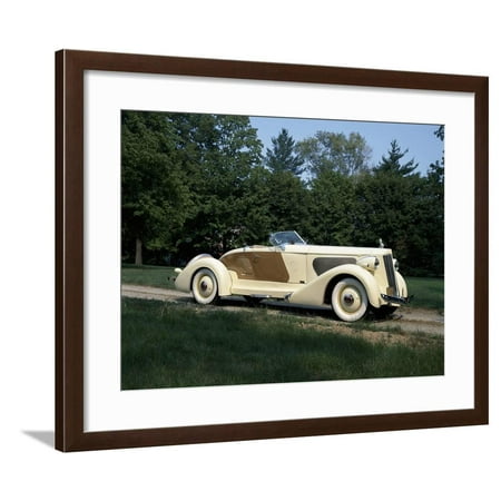 1936 Packard V12 Framed Print Wall Art