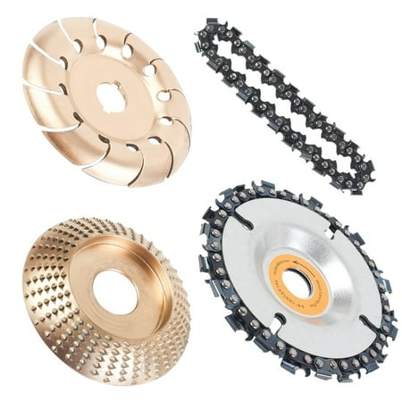 4 Pcs Wood Grinding Wheel for 4 inch or 4 1/2 inch Angle Grinder Grinder Wheel Shaping Disc Attachment Wood Carving Disc
4 Pcs Wood Grinding Wheel for 4 inch or 4 1/2 inch Angle Grinder Grinder Wheel Shaping Disc Attachment Wood Carving Disc