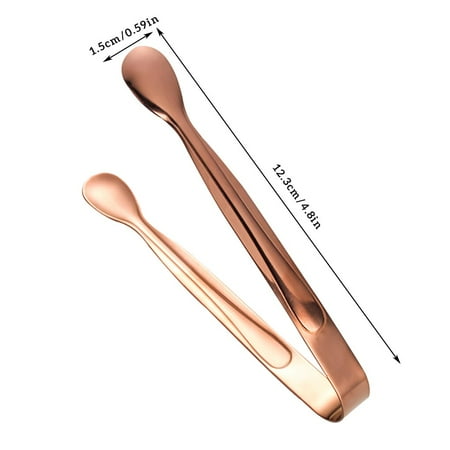 Stainless Steel Sugar Tong Hotel Bar Ice-Cube Picker Coffee Tea Food Serving Tool Rose Golden
Stainless Steel Sugar Tong Hotel Bar Ice-Cube Picker Coffee Tea Food Serving Tool Rose Golden
