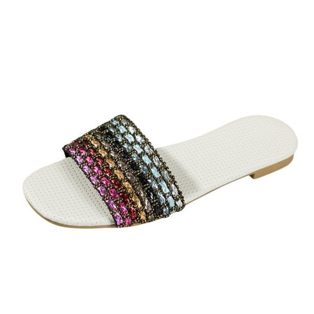 Youmylove Women Slide Slippers Fashion Summer Colorful Cloth Open Toe Casual Flat Beach Slippers Leisure Ladies Cozy Daily Walking
Youmylove Women Slide Slippers Fashion Summer Colorful Cloth Open Toe Casual Flat Beach Slippers Leisure Ladies Cozy Daily Walking