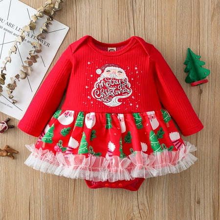 CHGBMOK Christmas Deals Infant Newborn Baby Girls Christmas Romper Bodysuit Skirt Clothes Clearance
CHGBMOK Christmas Deals Infant Newborn Baby Girls Christmas Romper Bodysuit Skirt Clothes Clearance