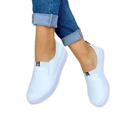 Rockomi Ladies Lightweight Loafer Breathable Low Top Casual Shoes Work Comfort White Shoe White 8
Rockomi Ladies Lightweight Loafer Breathable Low Top Casual Shoes Work Comfort White Shoe White 8
