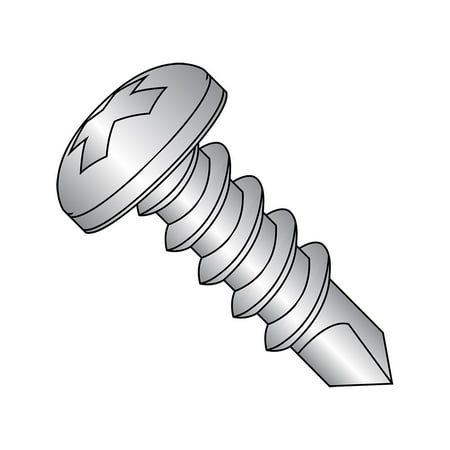 410 Stainless Steel Self-Drilling Screw Plain Finish Pan Head Phillips Drive #3 Drill Point 1/4 -14 Thread Size 1-1/4 Length (Pack of 10)
410 Stainless Steel Self-Drilling Screw Plain Finish Pan Head Phillips Drive #3 Drill Point 1/4 -14 Thread Size 1-1/4 Length (Pack of 10)