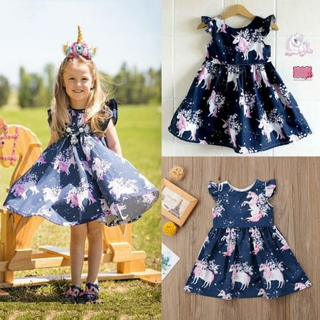 Unicorn Toddler Kids Baby Girls Princess Floral Party Pageant Dress Outfits Clothes
Unicorn Toddler Kids Baby Girls Princess Floral Party Pageant Dress Outfits Clothes