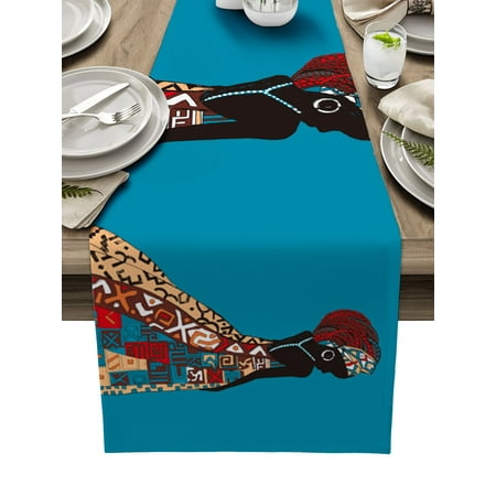 Ethnic Style African Retro Brown Rustic Table Runner Home Dining Room Decor Table Cloth Wedding Christmas Party Table Runners -72x13 inches
Ethnic Style African Retro Brown Rustic Table Runner Home Dining Room Decor Table Cloth Wedding Christmas Party Table Runners -72x13 inches