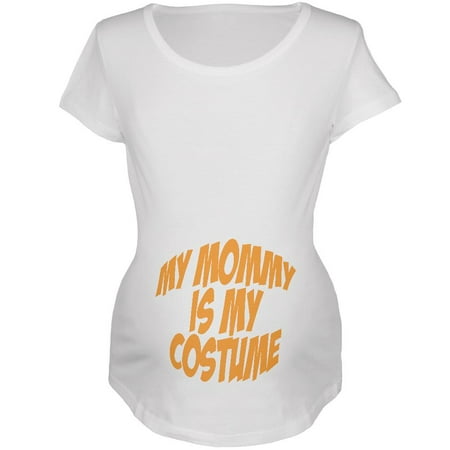 Halloween Mommy Baby Costume White Maternity Soft T-Shirt - X-Large 
Halloween Mommy Baby Costume White Maternity Soft T-Shirt - X-Large