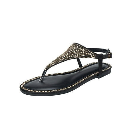 Bellella Women Thong Sandal Clip Toe Flip Flops Buckle Flat Sandals Lightweight Dress Shoes Party Wedding Flats Shoe Black 7.5
Bellella Women Thong Sandal Clip Toe Flip Flops Buckle Flat Sandals Lightweight Dress Shoes Party Wedding Flats Shoe Black 7.5