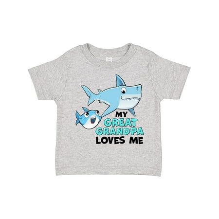 Inktastic My Great Grandpa Loves Me with Cute Sharks Gift Toddler Boy or Toddler Girl T-Shirt
Inktastic My Great Grandpa Loves Me with Cute Sharks Gift Toddler Boy or Toddler Girl T-Shirt