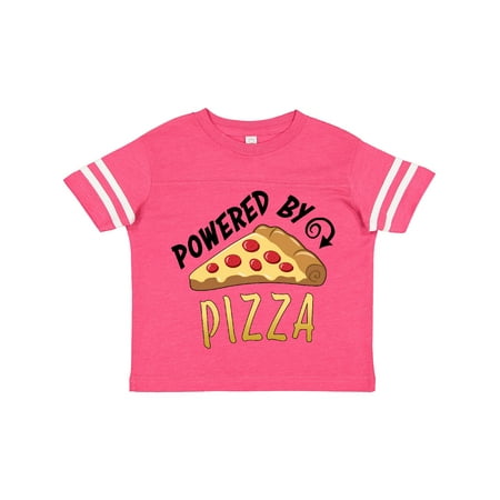 Inktastic Powered by Pizza Gift Toddler Boy or Toddler Girl T-Shirt