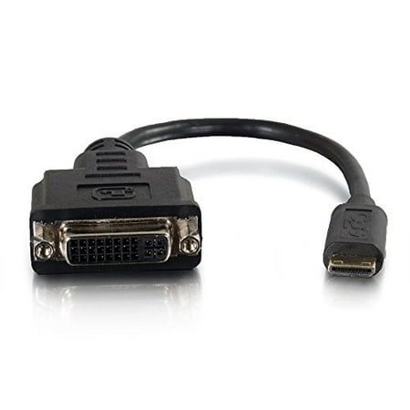 C2g Hdmi Mini Male To Single Link Dvi-d Female Adapter Converter Dongle - Hdmi\/dvi-d For Video Device, Notebook, Monitor - 8\