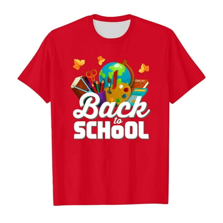 LIhncine T Shirts for Teen Girls School Season Girls T Shirt Summer Kids Short Sleeve Tops Soft Comfortable Back To School Patterns Girls Graphic Tees(Red 10-11 Years)
LIhncine T Shirts for Teen Girls School Season Girls T Shirt Summer Kids Short Sleeve Tops Soft Comfortable Back To School Patterns Girls Graphic Tees(Red 10-11 Years)