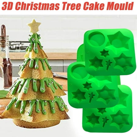 Mittory 3PCS Christmas Tree Cake Mould 3D Stereo Christmas Cookie Mold Gingerbread 
Mittory 3PCS Christmas Tree Cake Mould 3D Stereo Christmas Cookie Mold Gingerbread