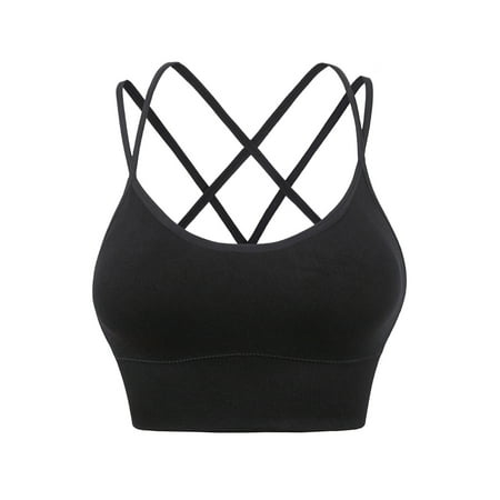 EHTMSAK Everyday Wireless Bra for Women Sports V Neck Wireless Bralettes with Strap Black L
EHTMSAK Everyday Wireless Bra for Women Sports V Neck Wireless Bralettes with Strap Black L