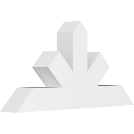 48 W x 24 H x 6 D x 6 F 12/12 Pitch Saratoga Architectural Grade PVC Gable Bracket
48 W x 24 H x 6 D x 6 F 12/12 Pitch Saratoga Architectural Grade PVC Gable Bracket