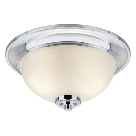 Hardware House Avalon 2-Light Flush Mount Ceiling Fixture - Finish: Chrome