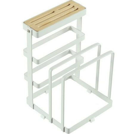 Knife Board Iron Rack Chopping Board Rack Pot Cover Knife Storage Multi-function Rack for Kitchen White
Knife Board Iron Rack Chopping Board Rack Pot Cover Knife Storage Multi-function Rack for Kitchen White