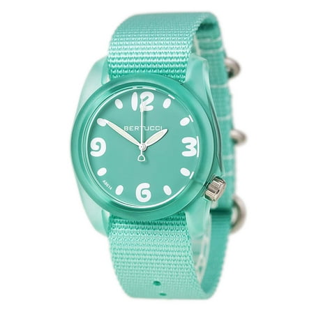 Bertucci 11033 Women's Sport Comet Blue Nylon Strap Watch