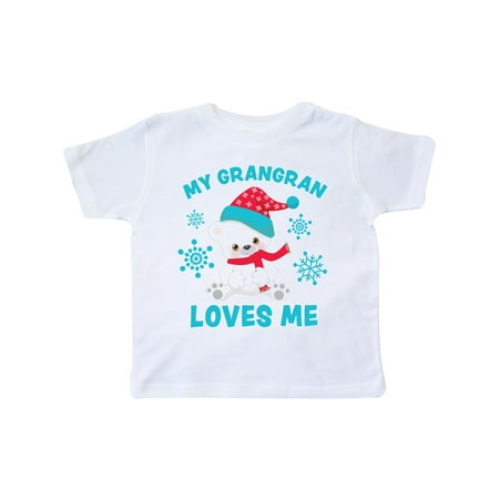 Inktastic Polar Bear My Grangran Loves Me in Santa Hat with Snowflakes Gift Toddler Boy or Toddler Girl T-Shirt
Inktastic Polar Bear My Grangran Loves Me in Santa Hat with Snowflakes Gift Toddler Boy or Toddler Girl T-Shirt