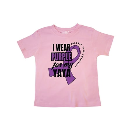 Inktastic Chronic Pain I Wear Purple For My Yaya Gift Toddler Boy or Toddler Girl T-Shirt
Inktastic Chronic Pain I Wear Purple For My Yaya Gift Toddler Boy or Toddler Girl T-Shirt