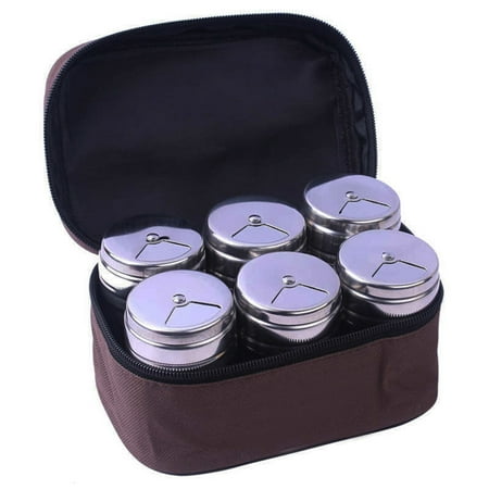 Outdoor Spice Shaker Seasoning Dispenser Stainless Steel Camp Spice Jar with Bag
Outdoor Spice Shaker Seasoning Dispenser Stainless Steel Camp Spice Jar with Bag