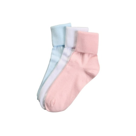 Buster Brown Womens 100% Cotton Bobby Socks Fold Over Socks 3 Pairs - Pastel Colors - XL
Buster Brown Womens 100% Cotton Bobby Socks Fold Over Socks 3 Pairs - Pastel Colors - XL