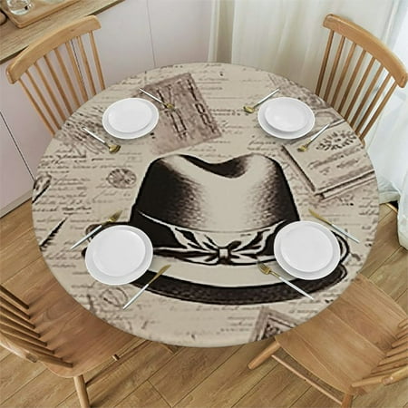 Tllo0ord Round Tablecloth Fitted Elastic Waterproof Wipeable Table Cloth Cover Decorations Table Pad Cover for lndoor Tablecloth 54-58
Tllo0ord Round Tablecloth Fitted Elastic Waterproof Wipeable Table Cloth Cover Decorations Table Pad Cover for lndoor Tablecloth 54-58