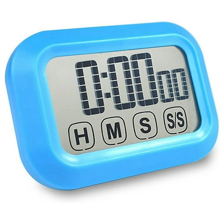 Digital Kitchen Timer Press Screen for Cooking Magnetic Countdown Count Up Timer LED Display Digits Timer (Blue)
Digital Kitchen Timer Press Screen for Cooking Magnetic Countdown Count Up Timer LED Display Digits Timer (Blue)